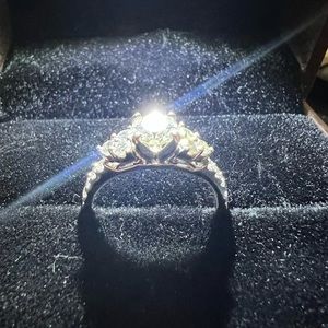 Diamond-Crusted Engagement Ring